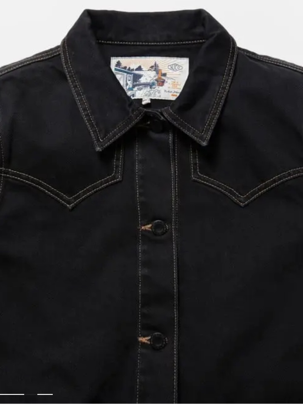 Nudie Jeans Kelly Western jacket size medium NWT - Picture 7 of 14